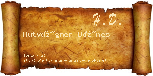 Hutvágner Dénes névjegykártya